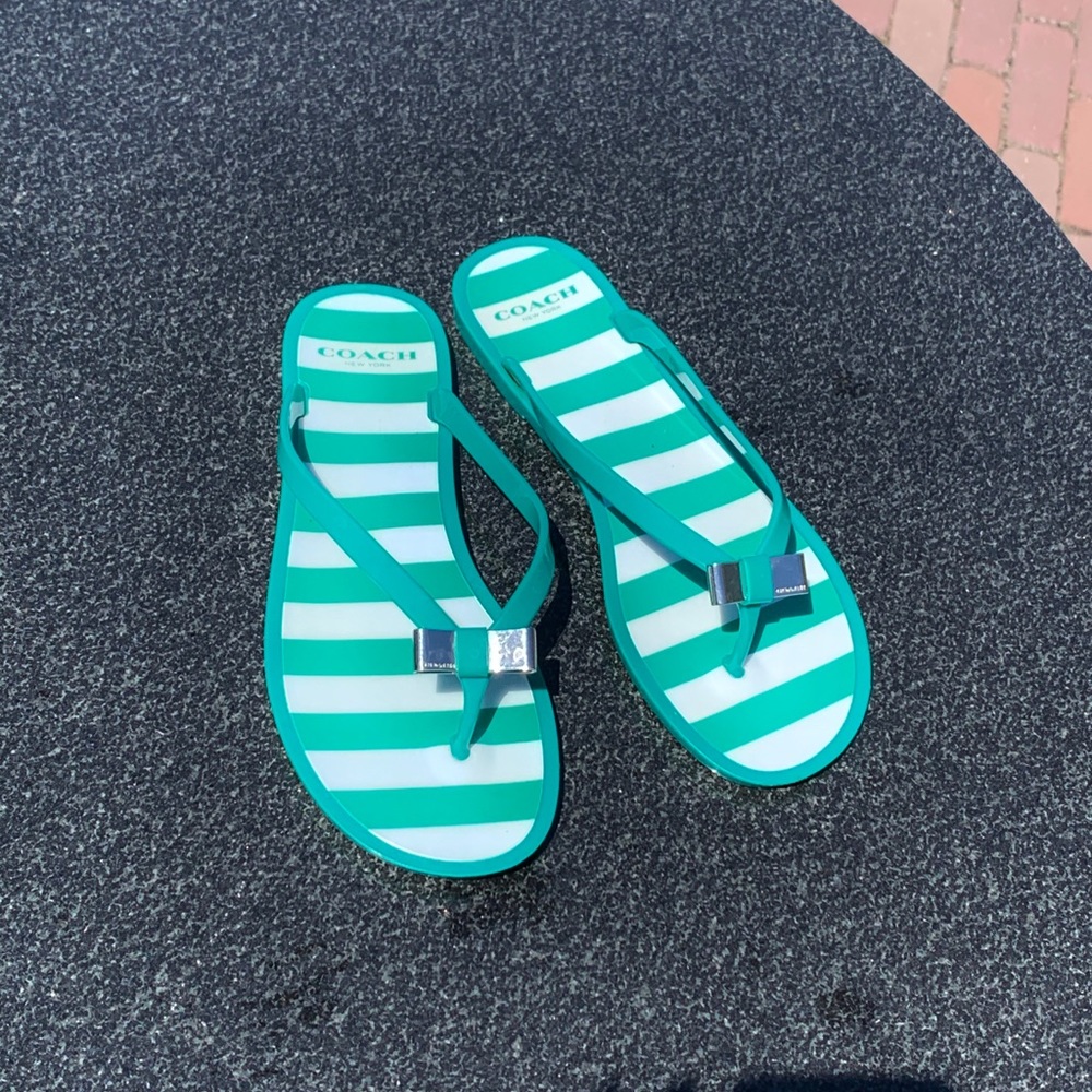 Coach Flip Flops - Picture 2 of 4